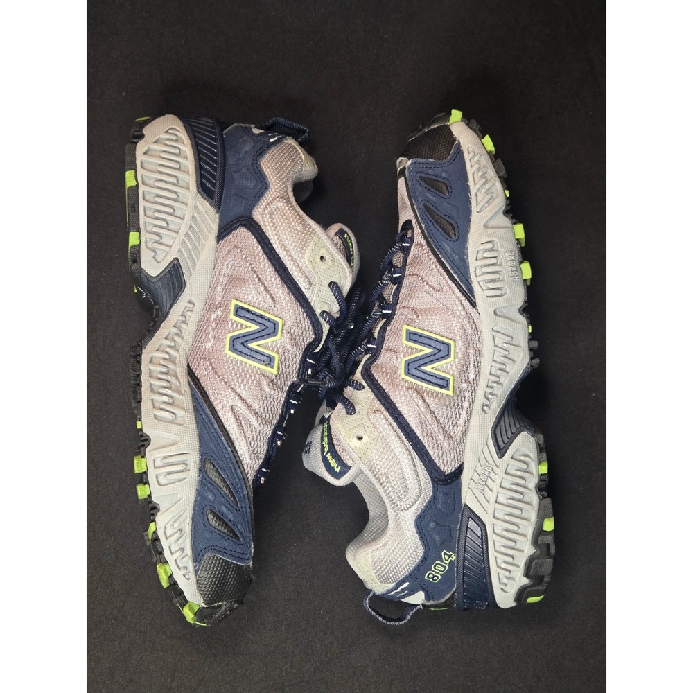 New Balance 804 All-Terrain Trail Running Shoes Grey Navy Blue W804AT Womens 8.5